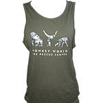 GREY CAMOUFLAGE OLIVE GREEN TANK TOP 